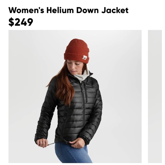 NWT Outdoor Research Women’s Helium Down Jacket - Picture 6 of 8